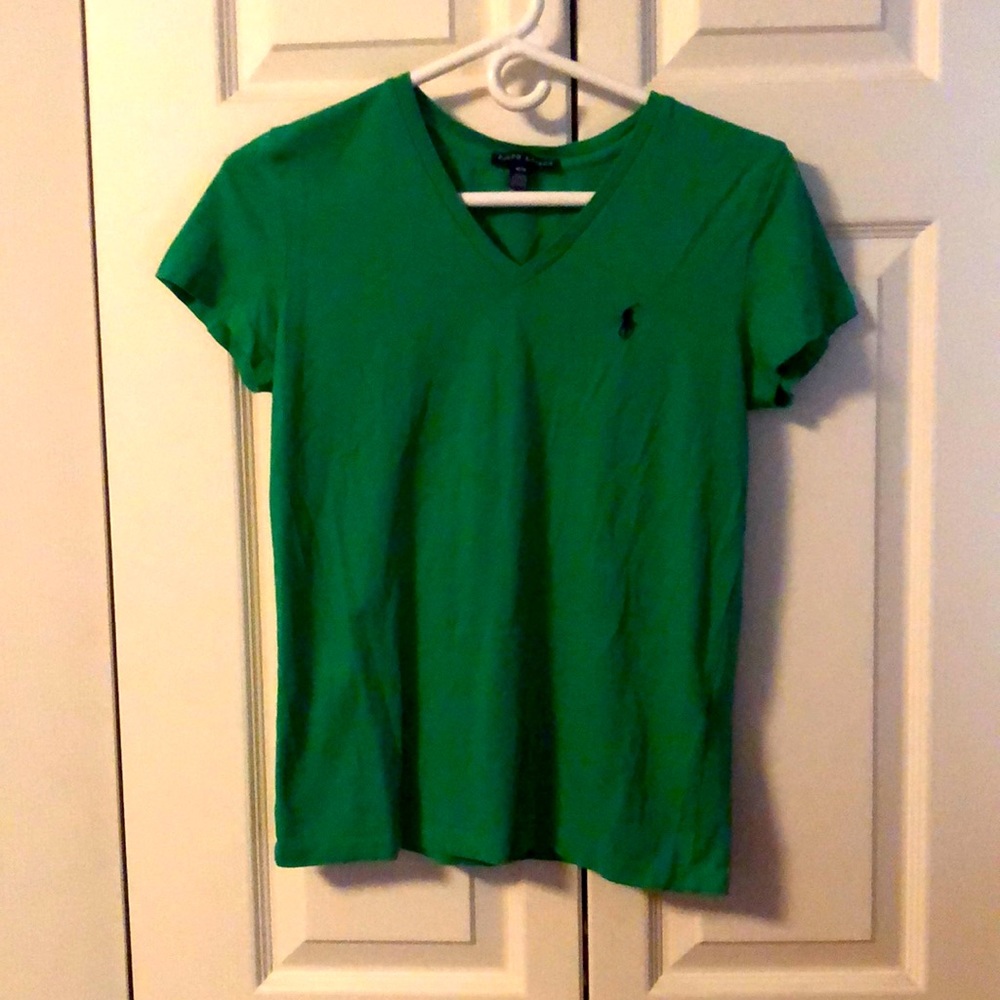 Kelly Green Ralph Lauren Tee Shirt